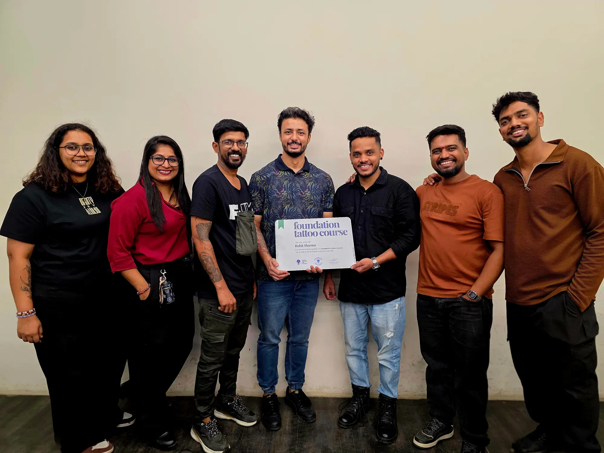 Farewell of Rohit Sharma At Alien Tattoo School